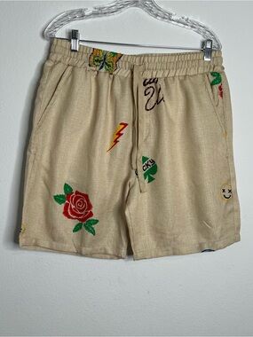 Malibu By Drill Clothing Men’s Shorts 100 % Polyester Size Large
